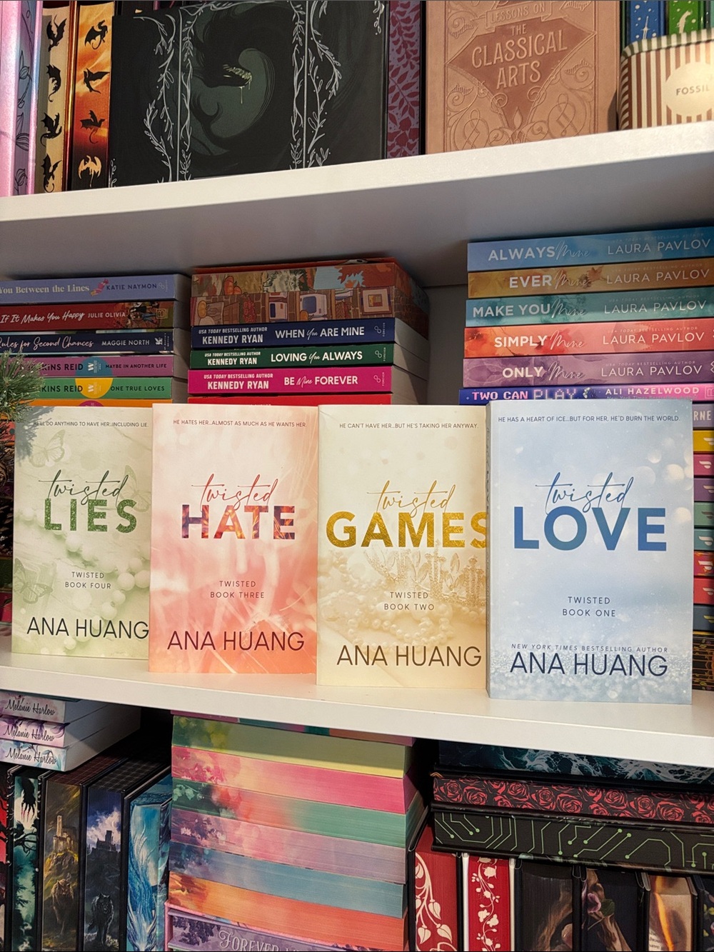 Twisted Series Books by Ana Huang - Love, Games, Hate, Lies